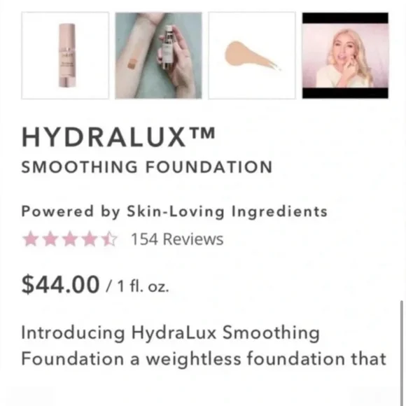 NEW Doll 10 HydraLuxe Smoothing Foundation 1 Fl Oz - Shade Medium Set of 2 - Picture 9 of 10